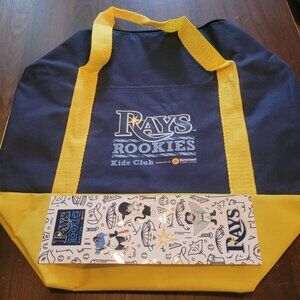 NEW Tampa Bay Rays Rookies Kids Club Bag Tote Blue and Gray + Stickers